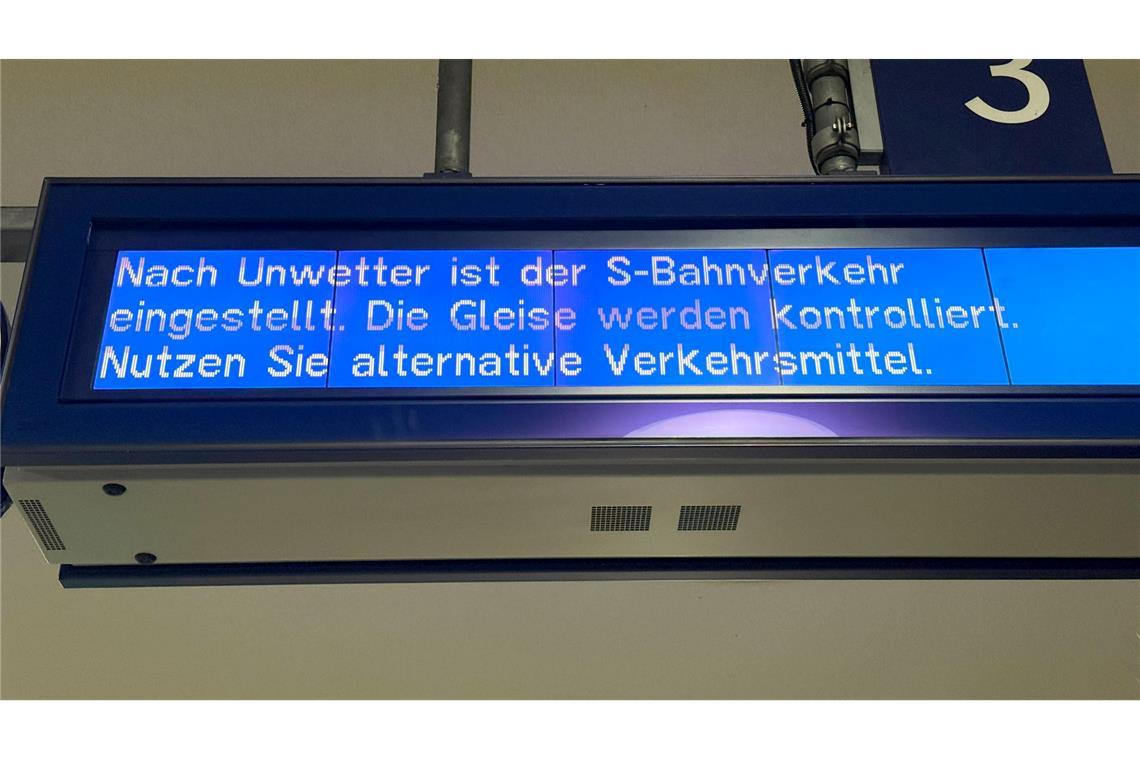 Unwetter ziehen über Teile Deutschlands
