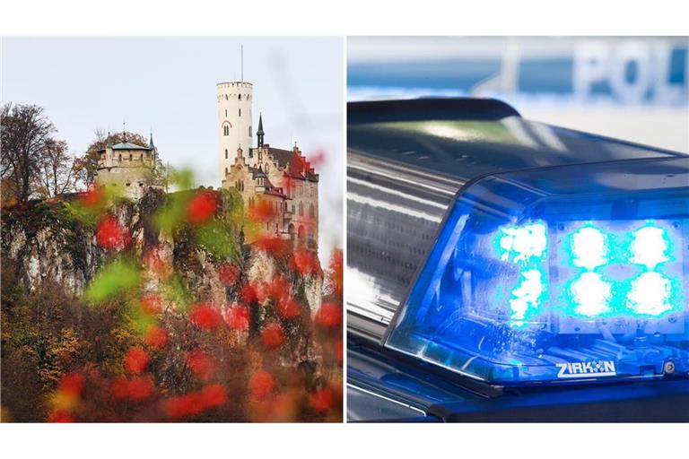 Am Albaufstieg bei Lichtenstein sind Felsen auf die Fahrbahn gestürzt. (Symbolbild)