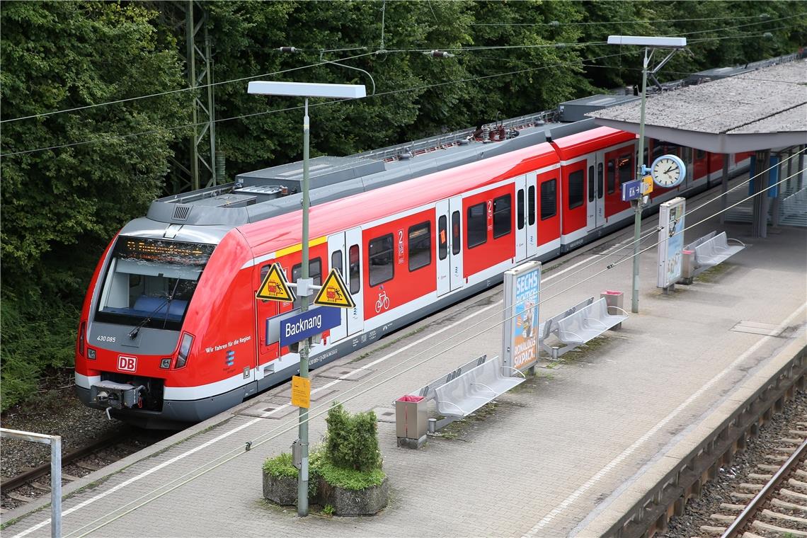 Am Backnanger Bahnhof eskalierte der Streit. Archivbild: E. Layher