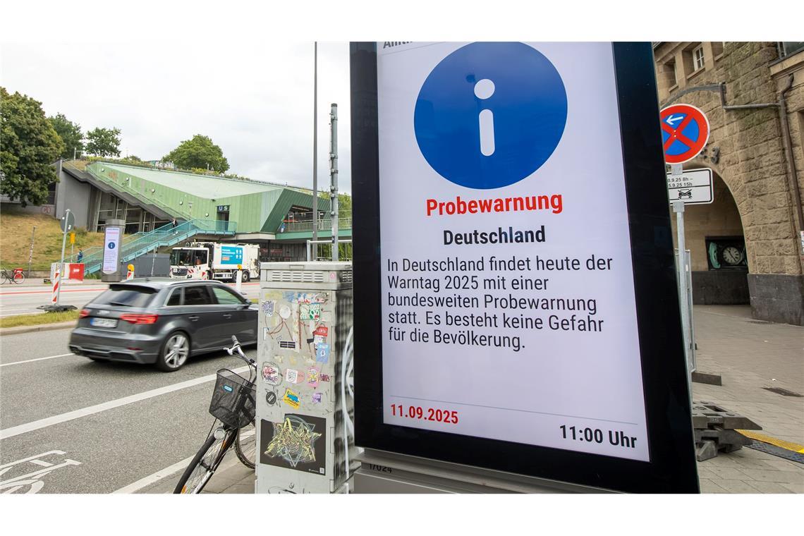 Am bundesweiten Warntag gibt es einmal jährlich einen Probealarm auf allen Kanälen. (Archivfoto)