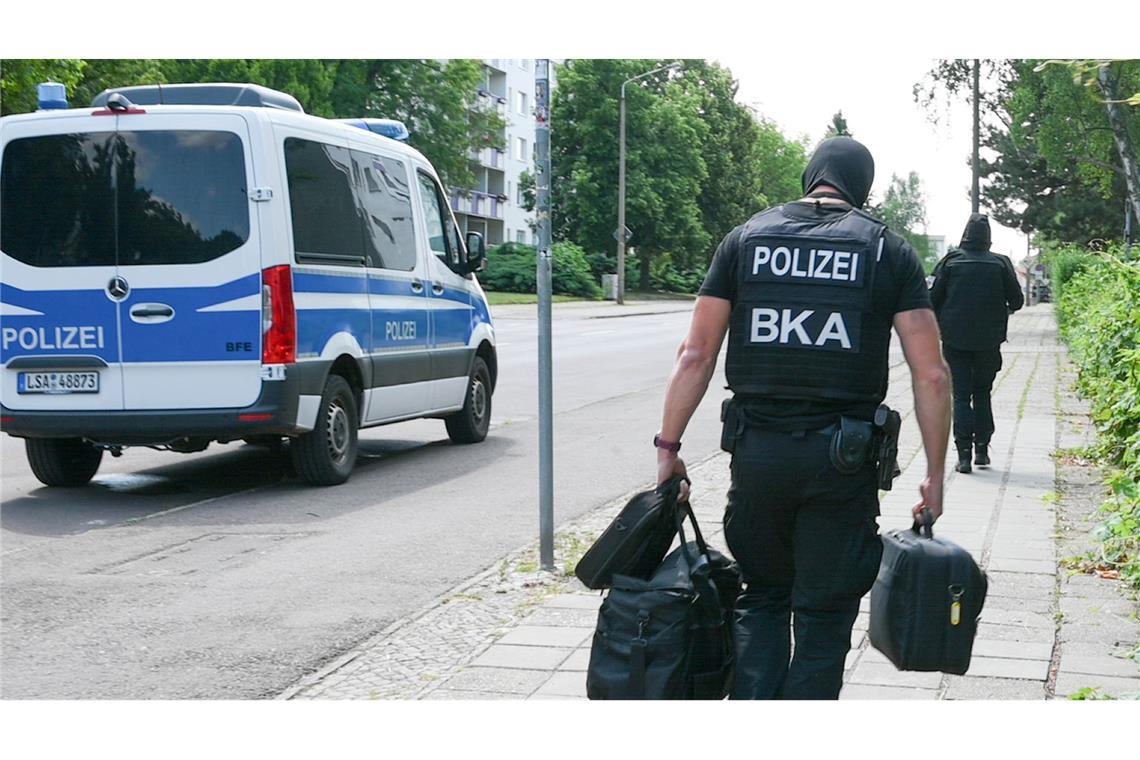 Am Dienstag veranlasste der Generalbundesanwalt in Halle einen Polizeieinsatz.