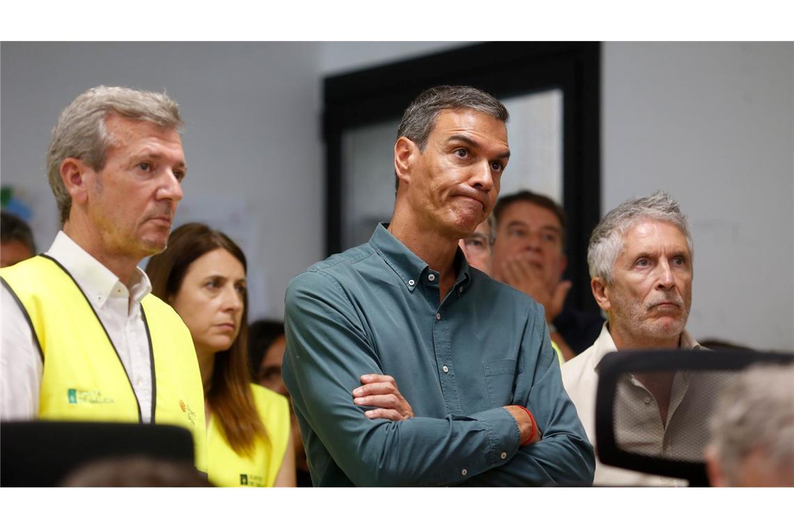 Am Dienstag wurde Spaniens Regierungschef Pedro Sánchez in der Brandregion der Extremadura erwartet.