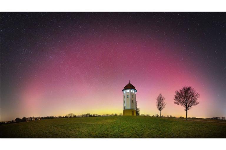 Am Dienstagabend waren erneut Polarlichter über Baden-Württemberg zu sehen (Archivbild).