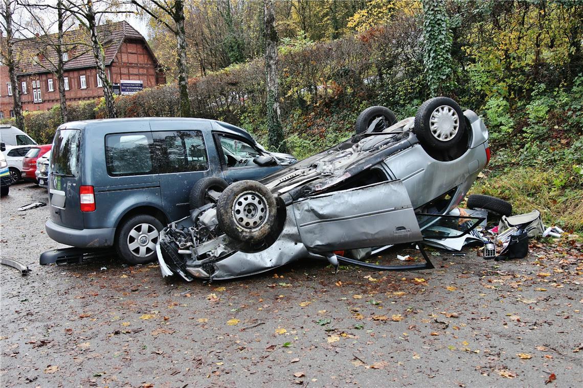 Schwerer Unfall in Backnang Am Dienstagmorgen hat sich in der Eugen-Adolff-Straße in Backnang ein schwerer Unfall ereignet. Foto: 7aktuell.de | Kevin Lermer