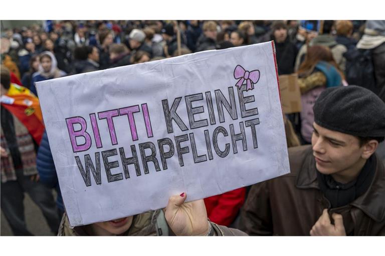 Am Donnerstag finden Schulstreiks gegen die Wehrpflicht statt. (Archivbild)