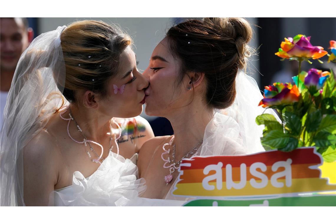"Ehe für alle" startet in Thailand - Massenhochzeit geplant Am Donnerstag ist es soweit: Dann startet in Thailand die "Ehe für alle". (Archivbild)