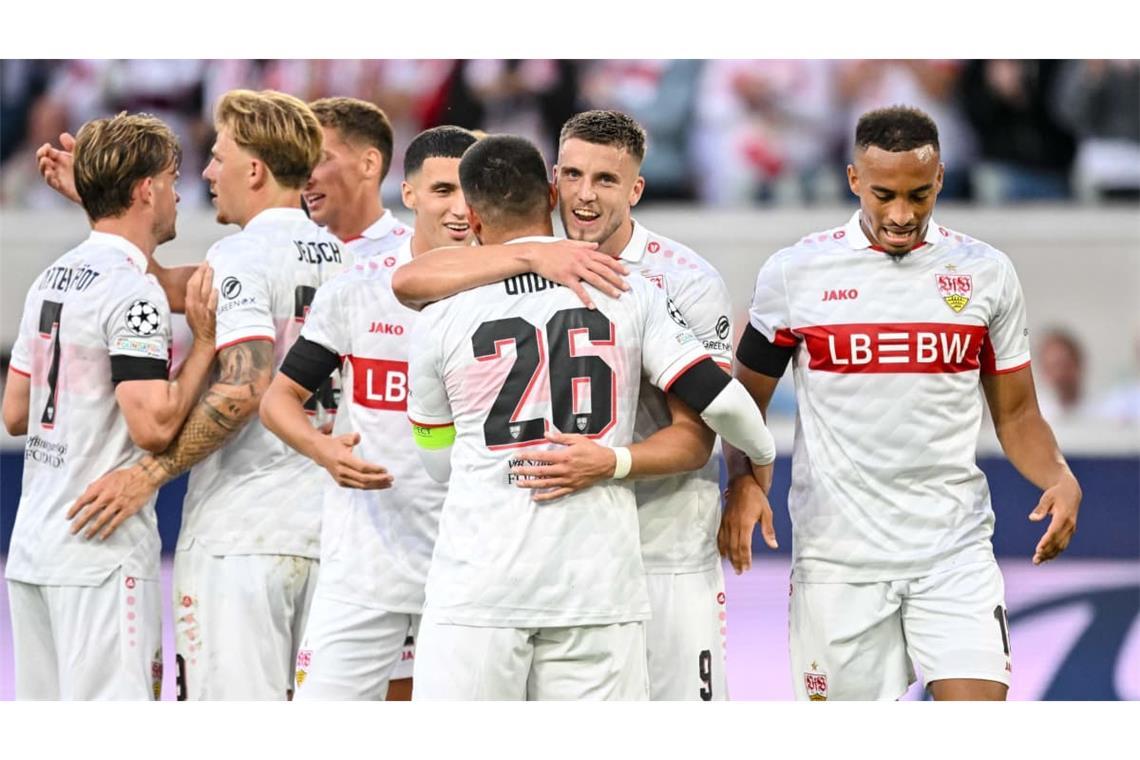 Am Ende siegte der VfB gegen Viking Stavanger glücklich mit 3:1.
