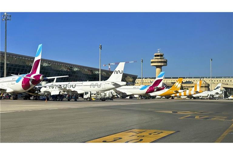 Am Flughafen auf Mallorca wurde der Betrieb teilweise lahmgelegt. (Archivbild)