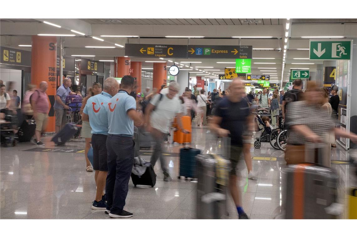 Am Flughafen in Palma de Mallorca herrscht Hochbetrieb.
