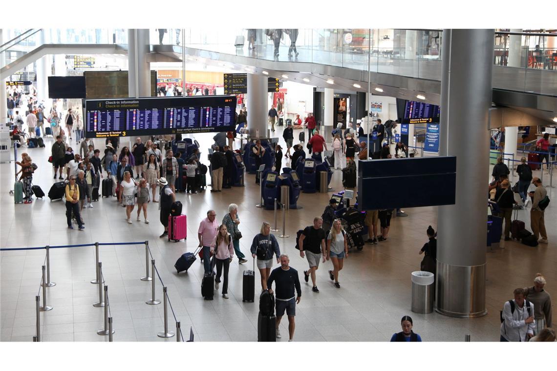 Am Flughafen Kopenhagen wurden Drohnen gesichtet. (Illustration)