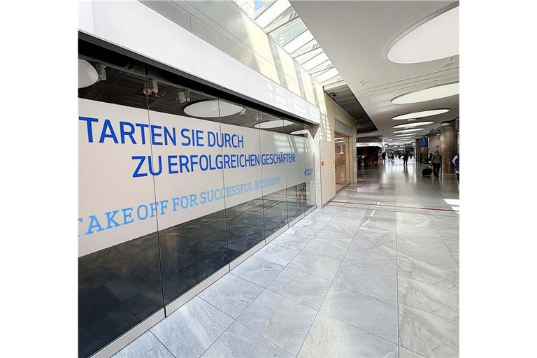 Am Flughafen Stuttgart warten Handelsflächen auf neue Betreiber. Am Flughafen Stuttgart warten Handelsflächen auf neue Betreiber.