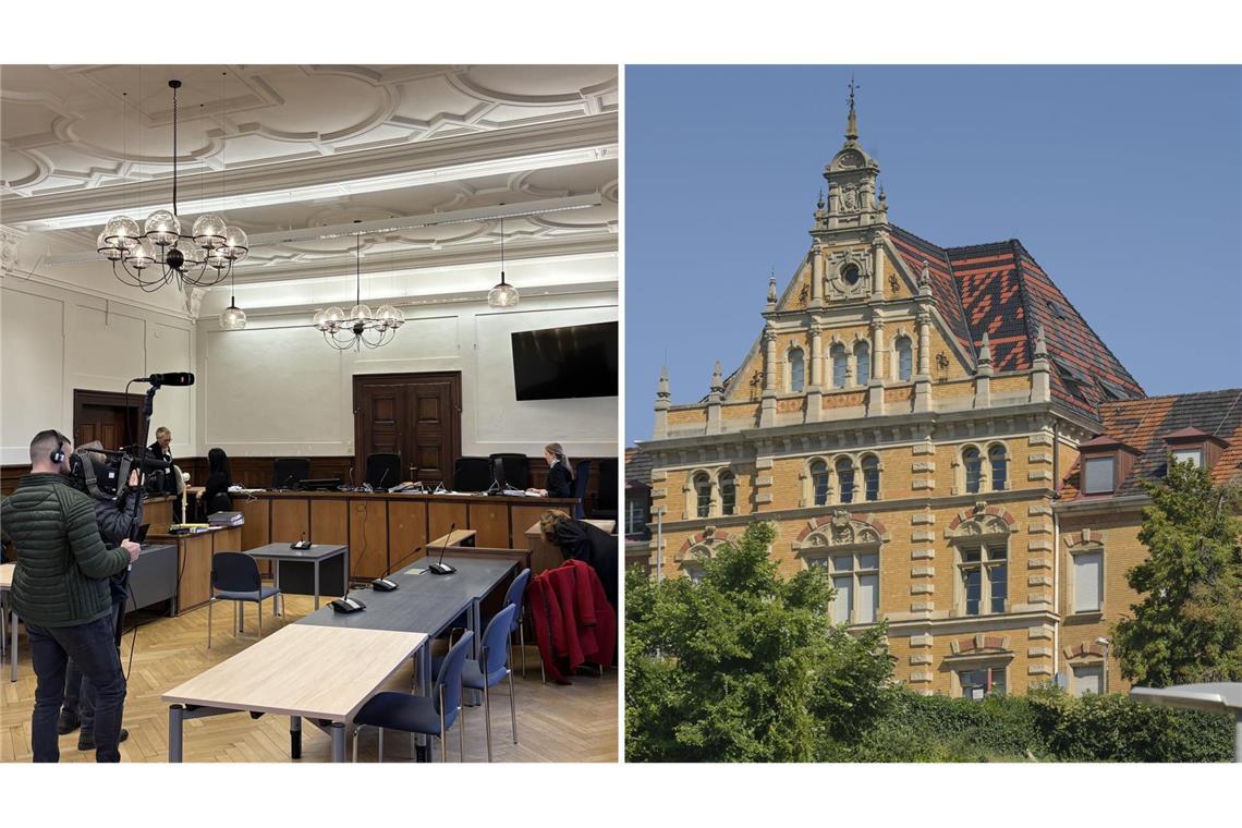 Am Landgericht Tübingen (links) fand der Berufungsprozess gegen einen ehemaligen Therapeuten der Tübinger Psychiatrie statt.