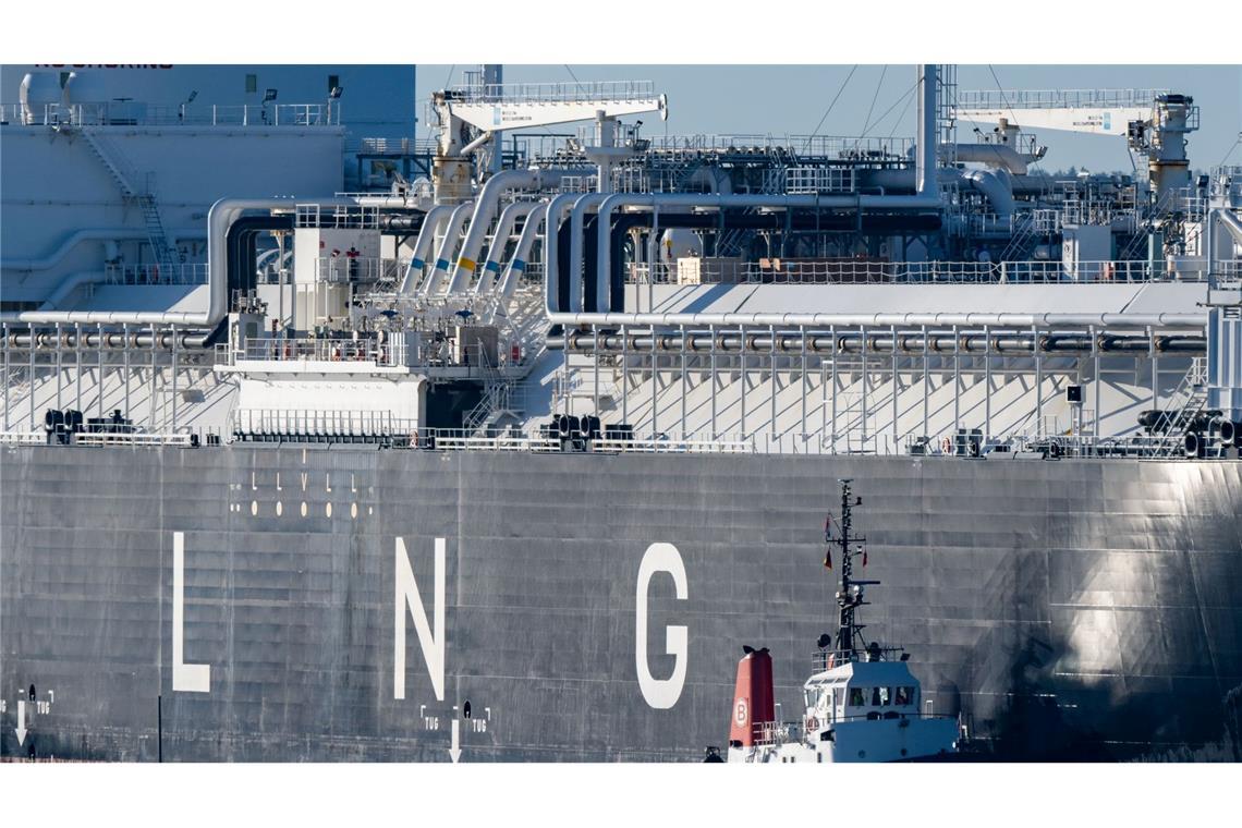 Am Mittwoch ankerten zahlreiche LNG-Tanker vor Katar im Persischen Golf. (Symbolbild)