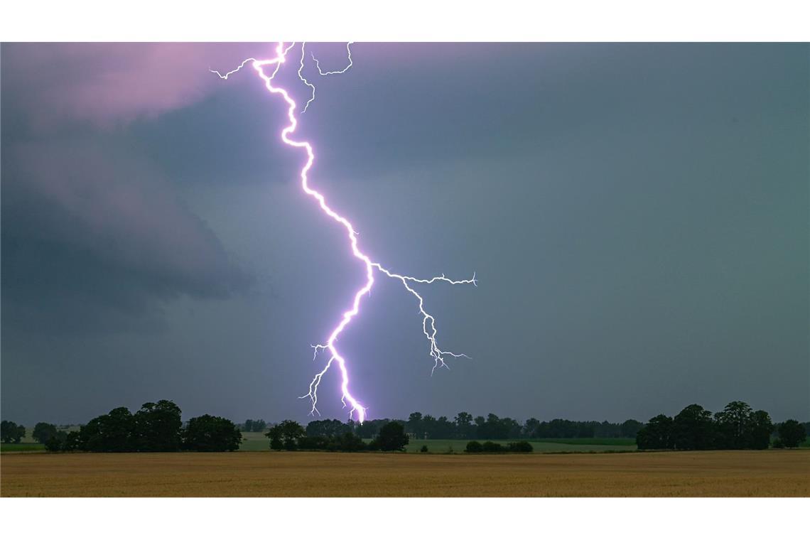 Wetterdienst erwartet teils markante Gewitter Am Mittwoch werden Gewitter in Deutschland erwartet. (Symbolbild)