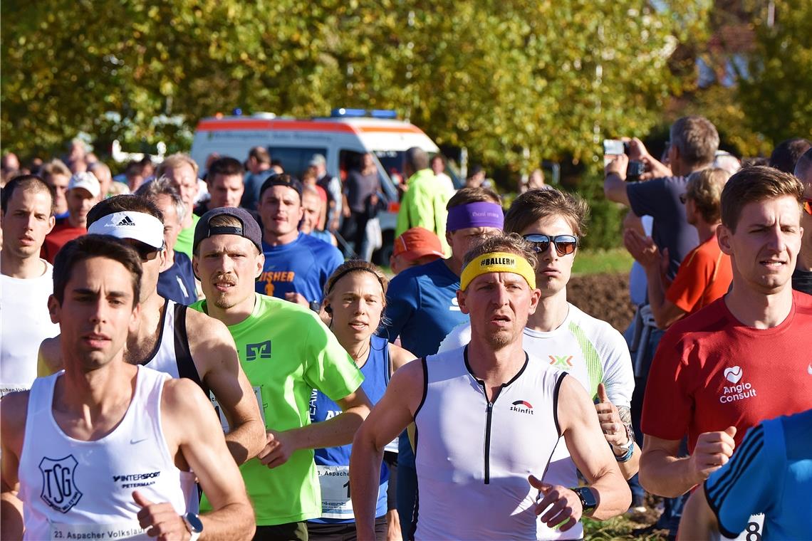 Zwei Geburtstage beim Aspacher Volkslauf