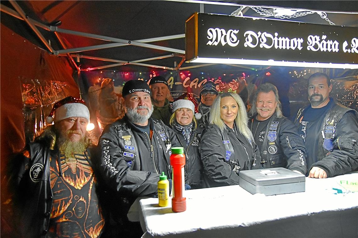 Am Stand der Biker in Auenwald gab es lange Warteschlangen.