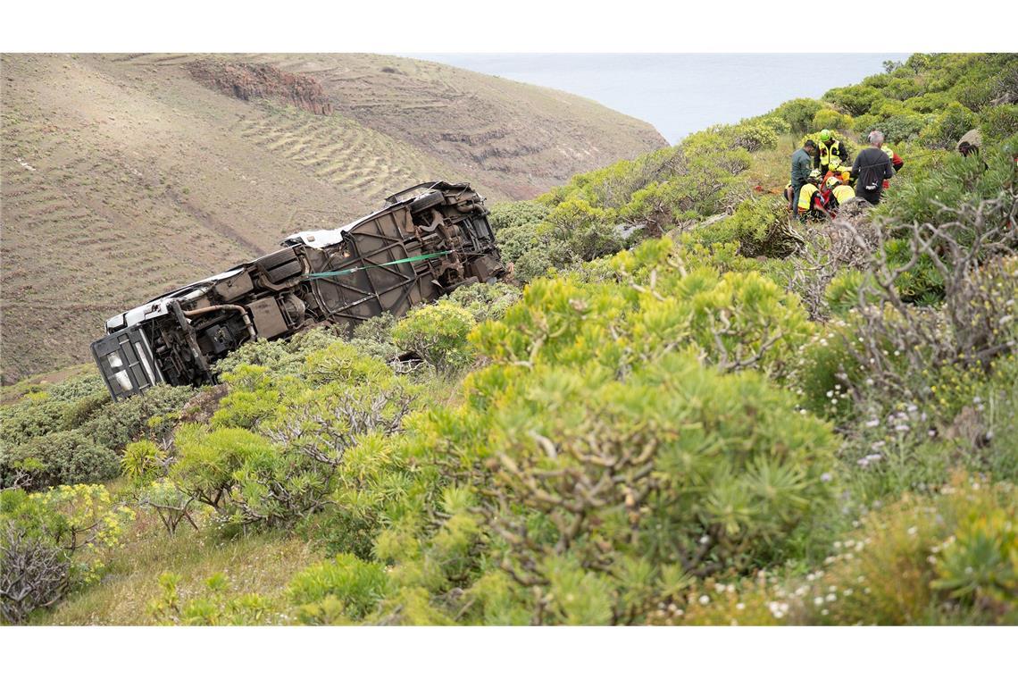 Touristenbus auf Kanareninsel verunglückt – ein Brite tot