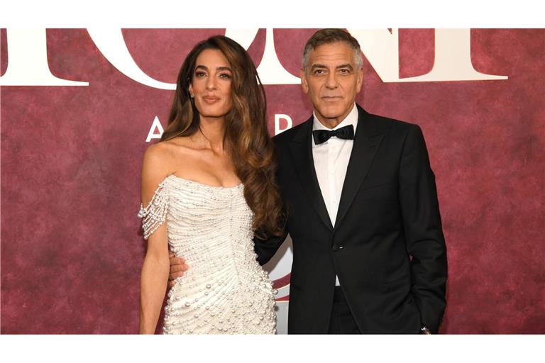 Amal und George Clooney öffnen ihre Luxusvilla am Comer See für einige Großspender. (Archivbild)
