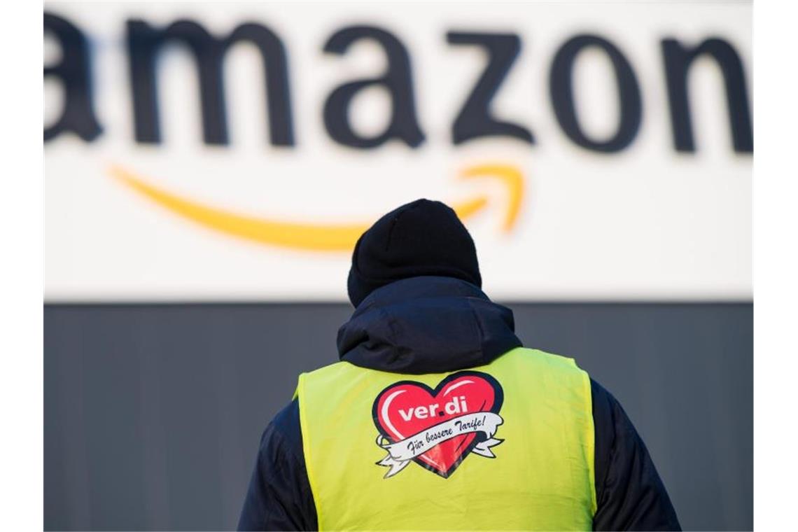 Amazon wollte Streiks auf seinen Parkplätzen verhindern - vergeblich. Foto: Guido Kirchner/dpa