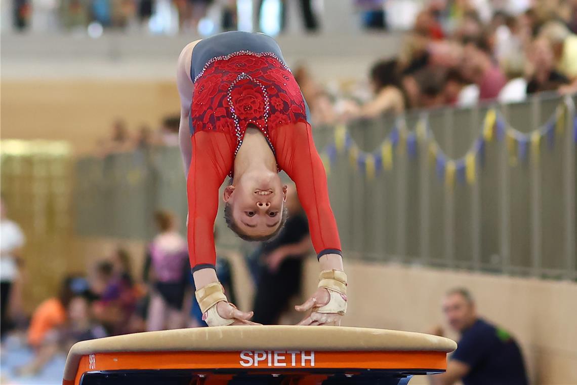 Amelie Schilling gewinnt je ein Mal Gold und Silber sowie zwei Mal Bronze. Foto: Georg Hrivatakis