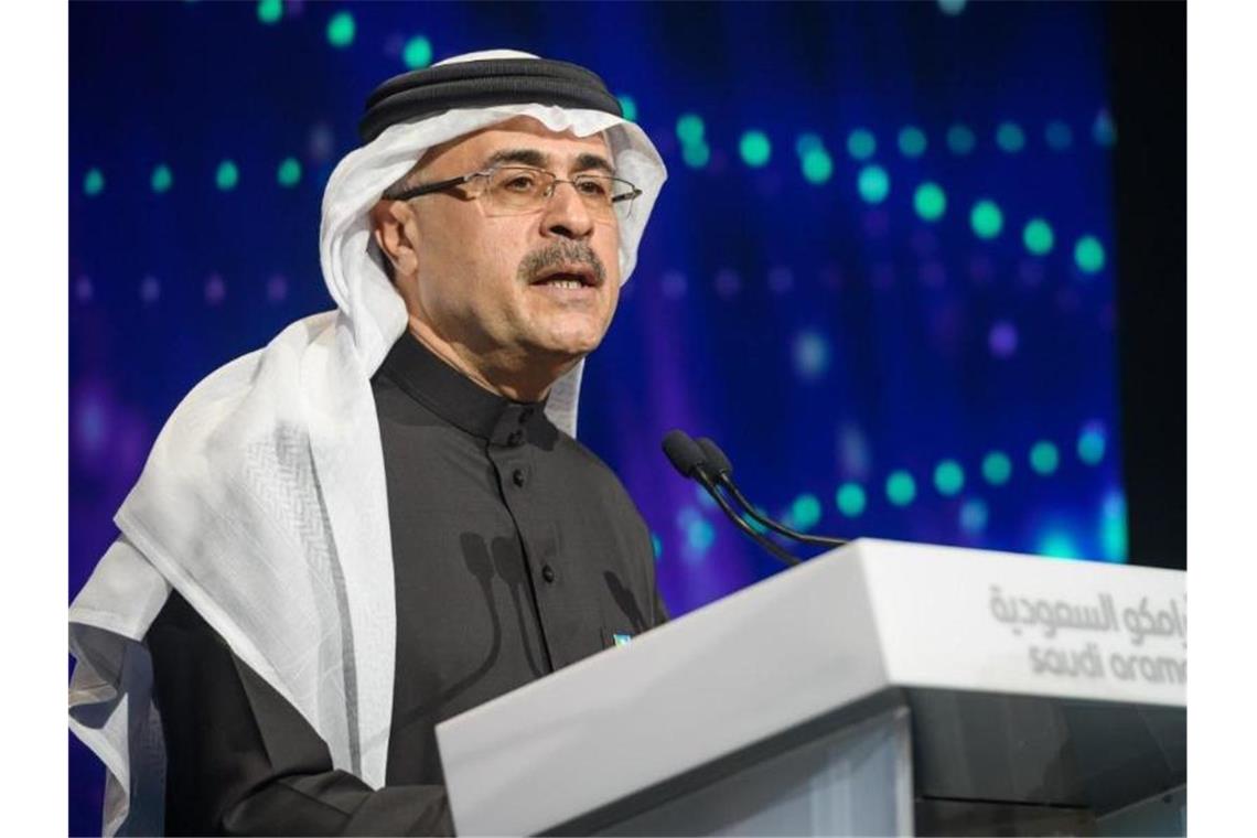 Amin Al-Nasser, CEO von Saudi-Arabiens staatlicher Ölgesellschaft Aramco. Der Öl-Gigant hat den bisher größten Börsengang hingelegt. Foto: -/Saudi Press Agency/dpa
