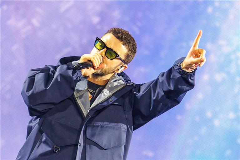 An Borreliose erkrankt: Justin Timberlake singt am 12. Juli 2025 auf der Bühne beim Lollapalooza Festival Berlin auf dem Gelände des Olympiastadions auf der Bühne.
