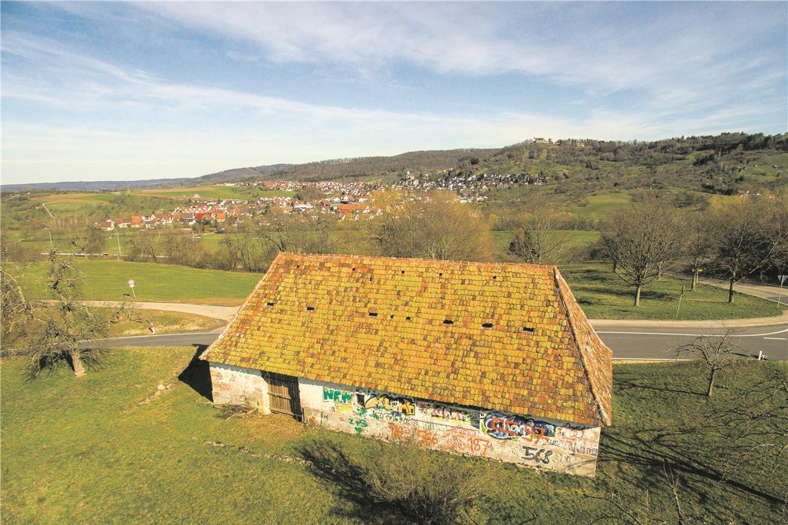 Der Geschmack der Landschaft im Schwäbisch-Fränkischen Wald An der alten Kelter in Bruch können Durstige Station machen. Foto: Alexander Becher