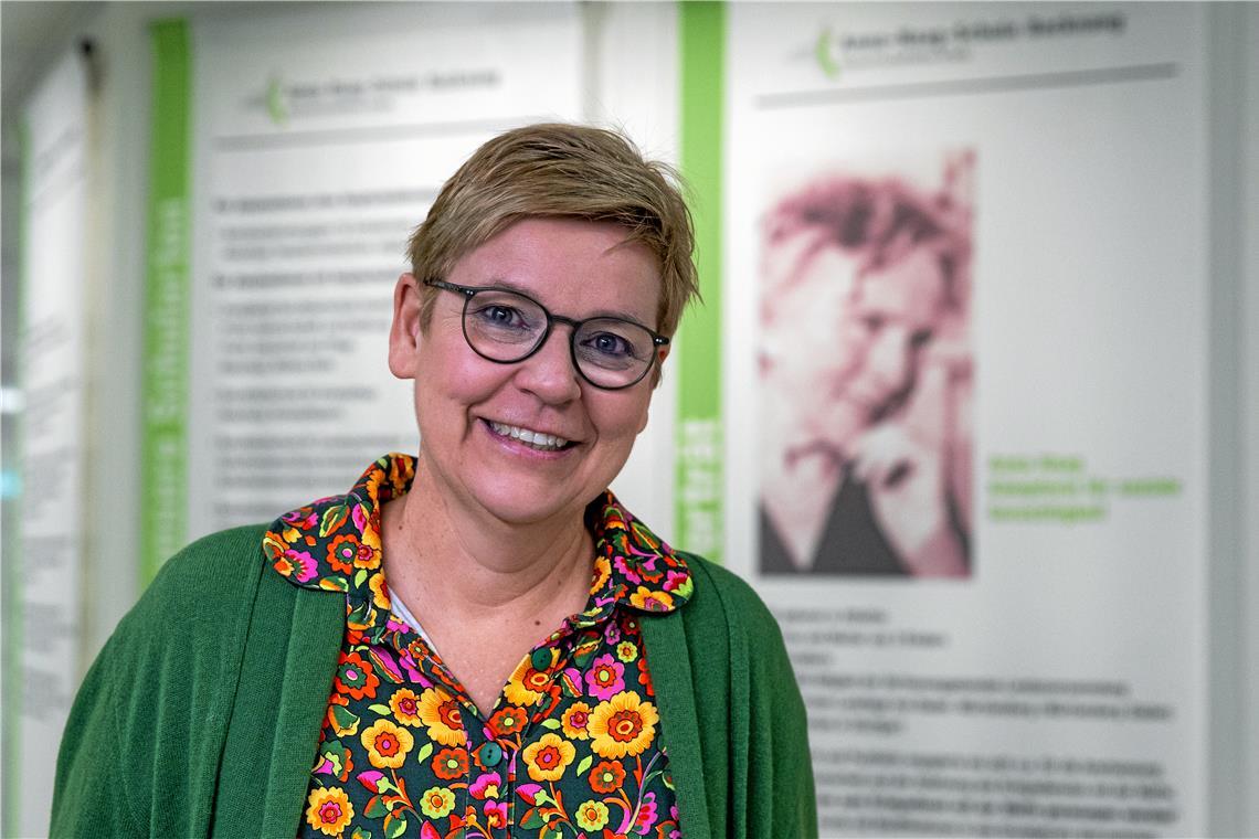 Jutta Birmele möchte allen Schülern gleiche Chancen bieten An der Anna-Haag-Schule hat sich Jutta Birmele rasch und gut eingelebt. Foto: Alexander Becher