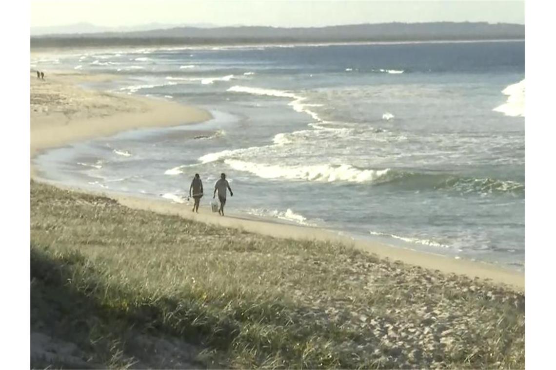 Surfer vor australischer Ostküste bei Haiangriff gestorben An der australischen Ostküste ist ein Surfer bei einem Haiangriff ums Leben gekommen. Foto: Uncredited/Australian Broadcasting Corporation via AP/dpa