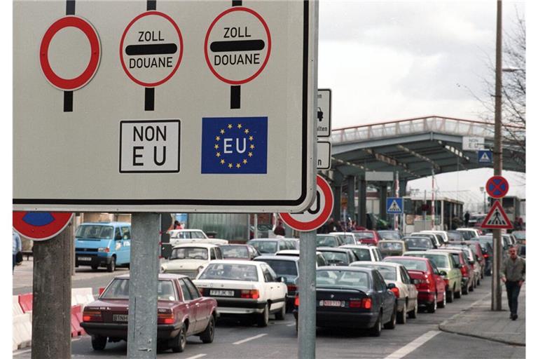 An der Grenze zu Polen waren lange Staus vor dem Beitritt zum Schengen-raum an der Tagesordnung.