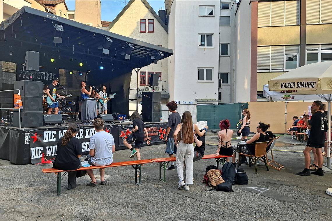 An der Jugendmeile wird auch schon wieder gerockt. Foto: BKZ