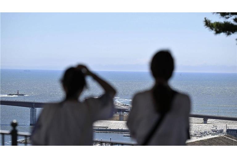 An der Küste im Nordosten Japans herrscht eine Tsunami-Warnung.
