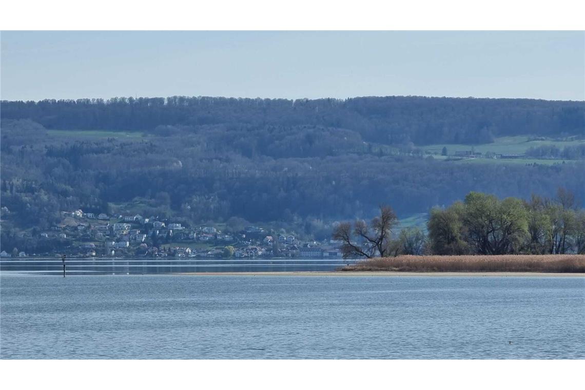 Der Bodensee lädt zum Wattwandern An der Mettnauspitze.