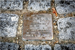 An Klara Emma Kübler wird in der Gartenstraße erinnert. Foto: Alexander Becher