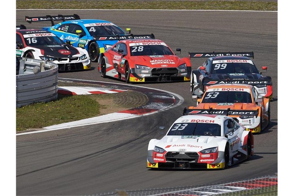 Audi-Pilot Rast gewinnt zweites DTM-Rennen nach Neustart An René Rast führte in Spa-Francorchamps kein Weg vorbei. Foto: Thomas Frey/dpa