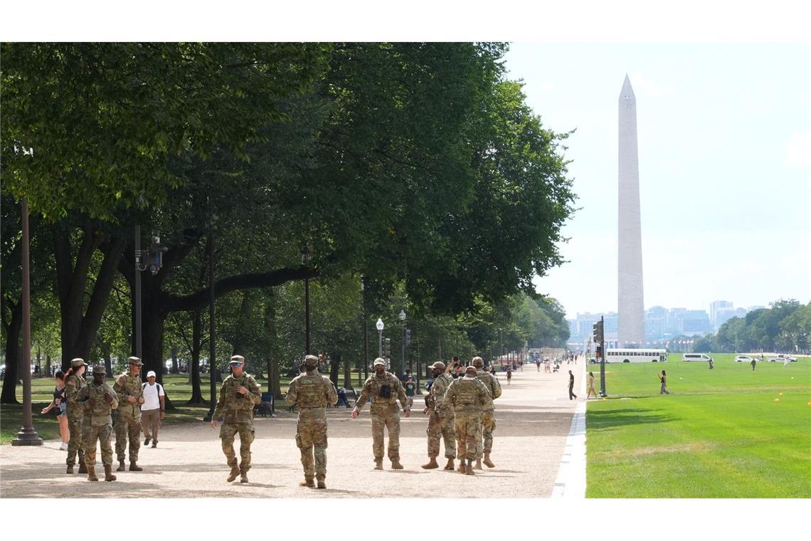 Hunderte weitere Nationalgardisten nach Washington geschickt