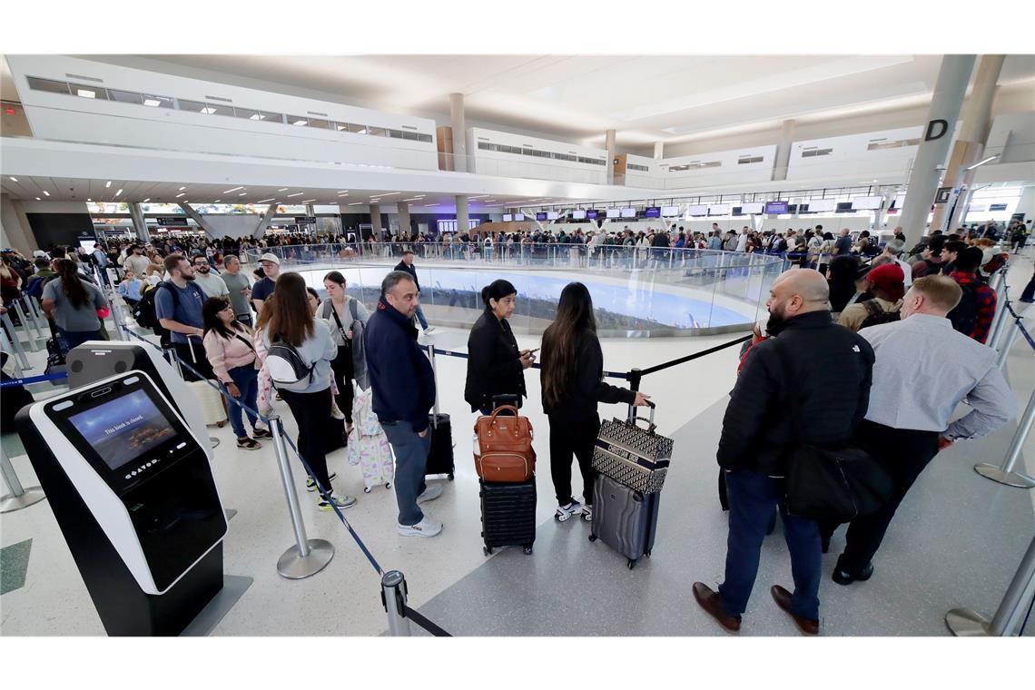 An US-Flughäfen gibt es derzeit lange Wartezeiten (Archivbild).