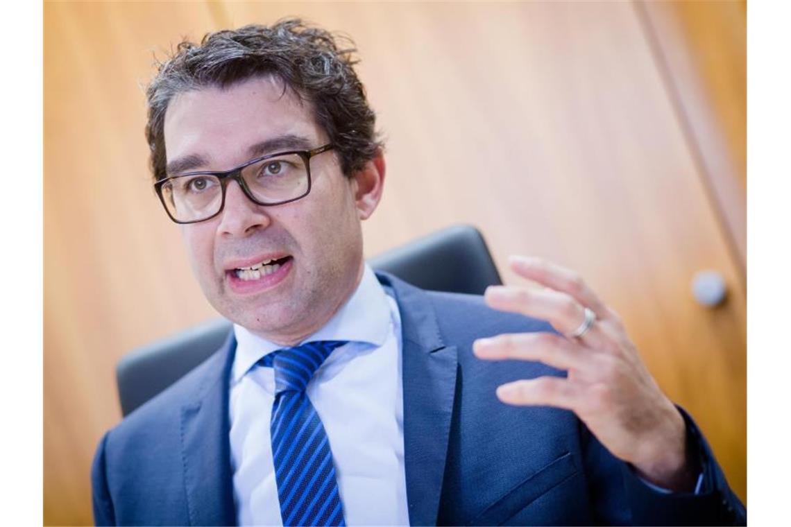 Umweltstaatssekretär will EU-Weideprämie für Schäfer Andre Baumann. Foto: Christoph Schmidt/Archivbild