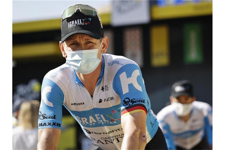 André Greipel feiert auf der Deutschland Tour seinen Abschied. Foto: Pool/BELGA/dpa