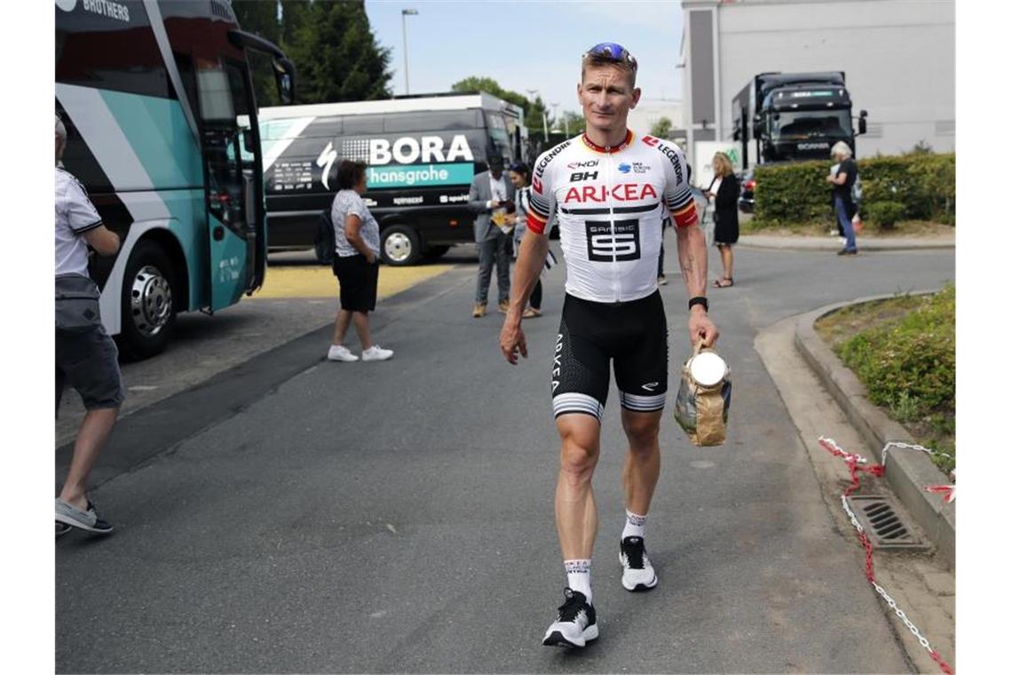 „Gorilla“ ohne Power: Greipel in Frankreich chancenlos André Greipel mischt bei den Sprintankünften nicht mehr vorne mit. Foto: Christophe Ena/AP