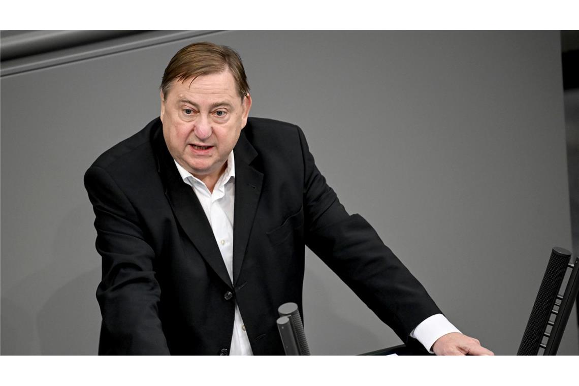 Geheimdienst-Gremium ohne Abgeordnete von AfD und Linke André Hahn (Linke) verlor in der zurückliegenden Wahlperiode seinen Sitz im PKGr, als die Fraktion auseinanderbrach. (Archivbild)