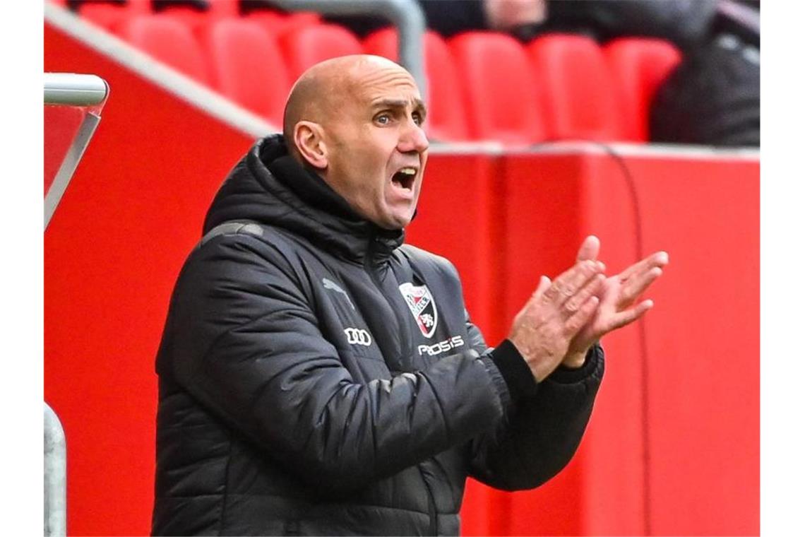 André Schubert ist nicht mehr Trainer des FC Ingolstadt. Foto: Armin Weigel/dpa