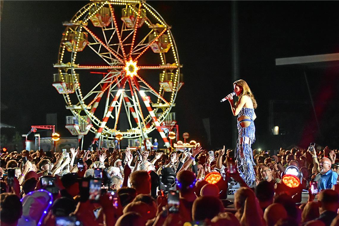 Andrea Berg 20. Heimspiel im Stadion im Fautenhau