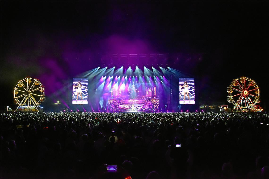 Andrea Berg 20. Heimspiel im Stadion im Fautenhau