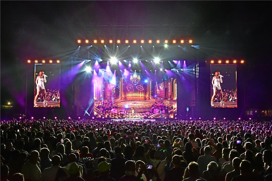 Andrea Berg 20. Heimspiel im Stadion im Fautenhau