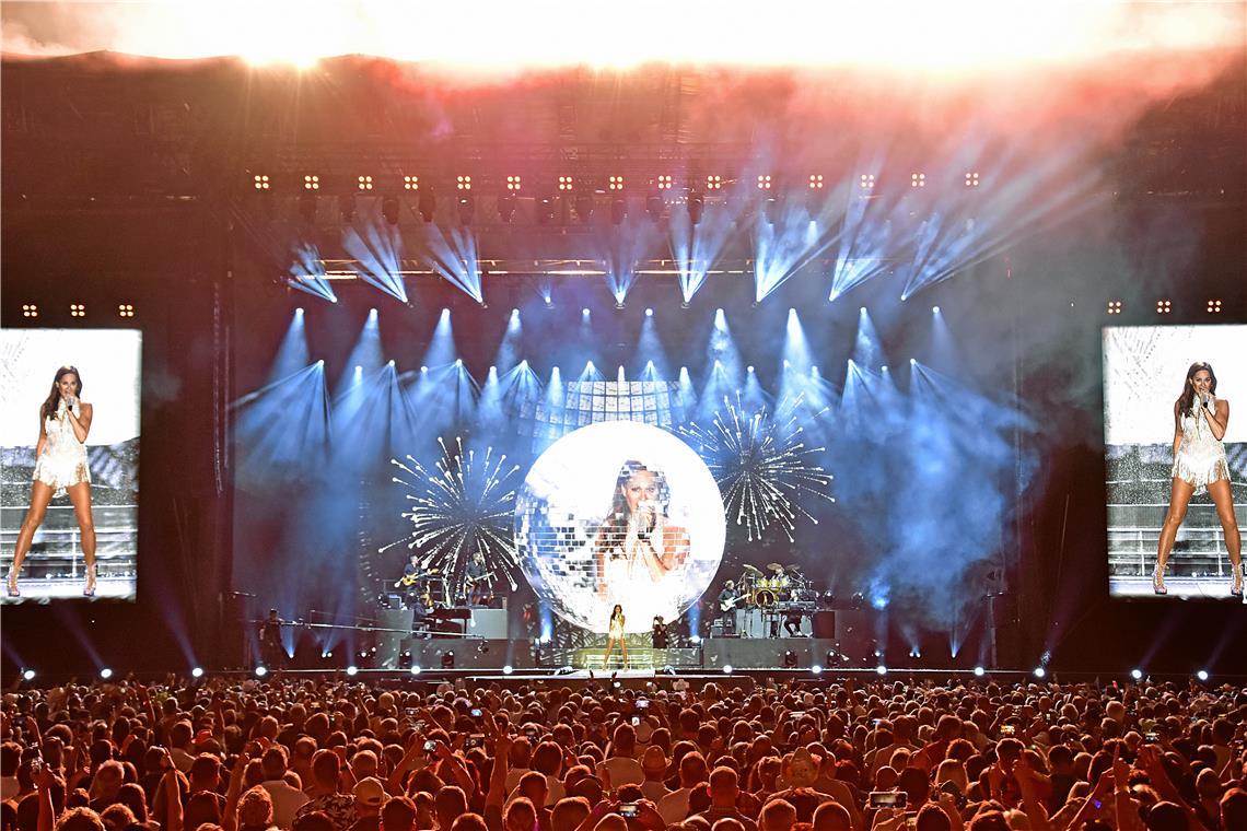 Andrea Berg 20. Heimspiel im Stadion im Fautenhau
