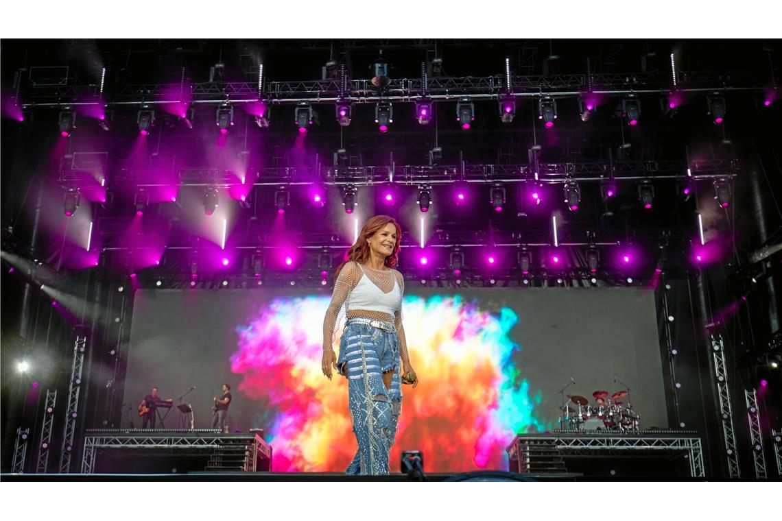 Andrea Berg ist on fire - ihre Fans sind es auch.