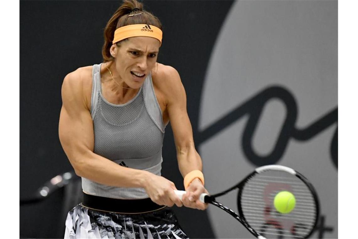 Andrea Petkovic setzte sich in Linz gegen Julia Görges durch. Foto: Barbara Gindl/APA/dpa