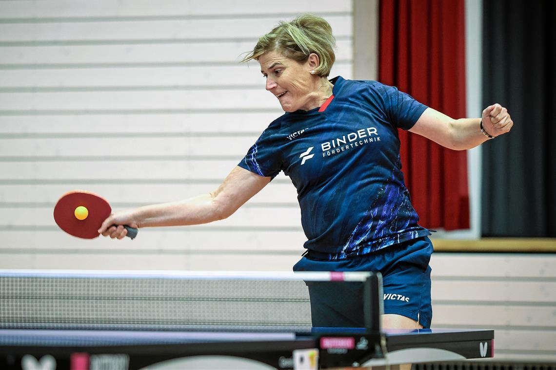 Andrea Winter hat ebenso wie Teamkollegin Elke Anders alle ihre Spiele gewonnen. Archivfoto: Alexander Becher