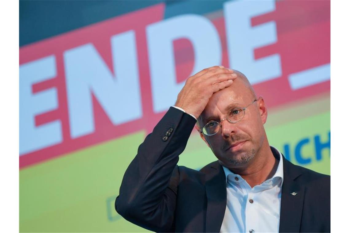 AfD: Höcke probt nach Rauswurf von Kalbitz den Aufstand Andreas Kalbitz, Landesvorsitzender der AfD in Brandenburg, ist nach einem Beschluss des Bundesvorstands nicht mehr Mitglied der Partei. Foto: Patrick Pleul/dpa-Zentralbild/dpa